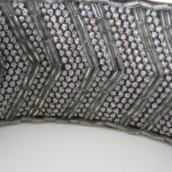 Abercrombie & Fitch Womens X-Small / Small Brown Beaded Bohemian Belt - Picture 5 of 10